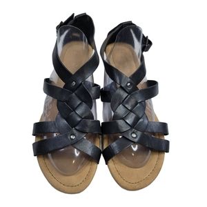😊Ralph Lauren Lydia Demi Wedge Sandals Sz 8.5